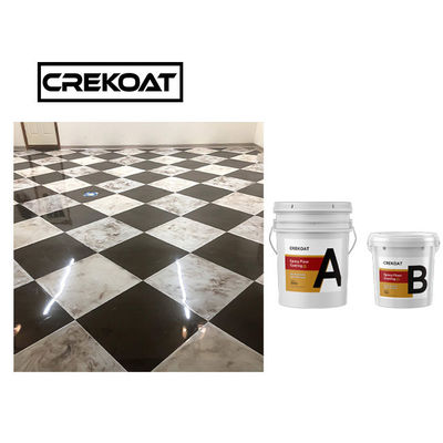 Uno mismo que desgasifica el piso de epoxy metálico que cubre la resina de epoxy y el endurecedor en enlace fuertes