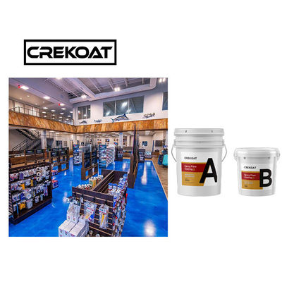 2 porciones pegan viscosidad baja del garaje de la resina del piso de la pintura del polímero con epóxido metálico del claro