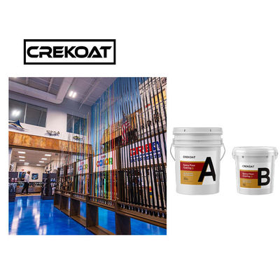 Negro de Crystal Metallic Epoxy Resin Coating de la resistencia del resbalón y piso del epóxido del oro