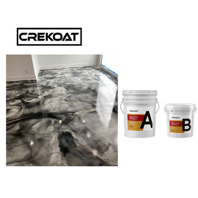 Solvente metálico de la capa del piso de la resina de epoxy menos el curado rápido