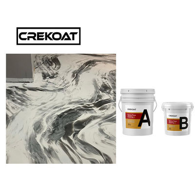 Los VOC bajos pulverizan el sistema de epoxy metálico del suelo de la pintura de la resina de epoxy