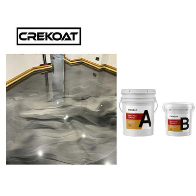 Los VOC bajos pulverizan el sistema de epoxy metálico del suelo de la pintura de la resina de epoxy