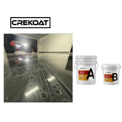 La capa de epoxy metálica del piso de dos porciones patina alta durabilidad resistente