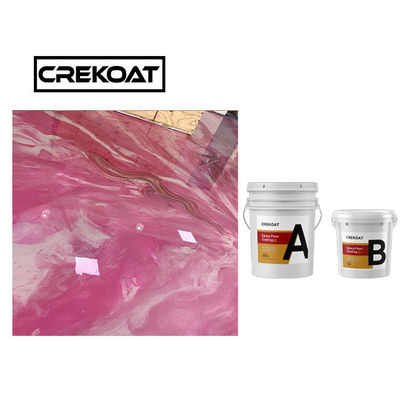 Capa de epoxy del claro impermeable aditivo metálico de la resina de epoxy