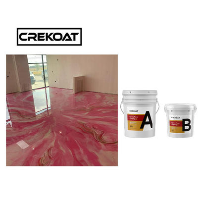 Capa de epoxy del claro impermeable aditivo metálico de la resina de epoxy