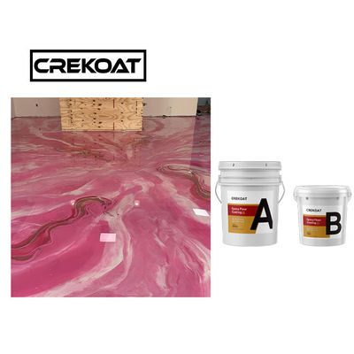 Capa de epoxy del claro impermeable aditivo metálico de la resina de epoxy