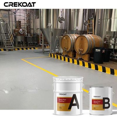 SGS Industrial Epoxy Floor Coating High Gloss Solvent Based Floor Paint