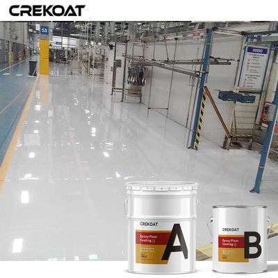 Pintura de piso industrial epoxi de superficie sin costura Espacio de trabajo seguro y profesional