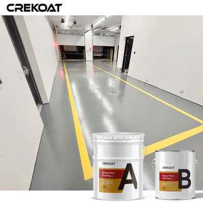 Resina de epóxido concreta brillante estática anti de la pintura del piso que suela el desgaste - resistente