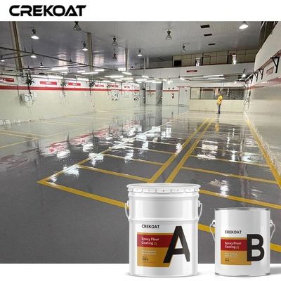 Resistencia de capa del piso de epoxy a base de agua liso bajo del mantenimiento a la humedad