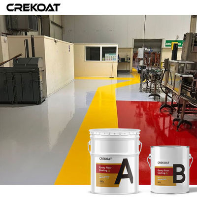 Uno mismo que nivela la resina de epóxido concreta de la pintura del piso del garaje que suela sistemas