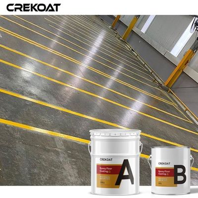 Pintura para suelos industriales con bajo contenido de COV para hormigón resistente a sustancias químicas