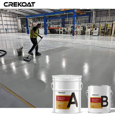 Piso de epoxy a base de agua de descoloramiento anti que cubre la superficie higiénica