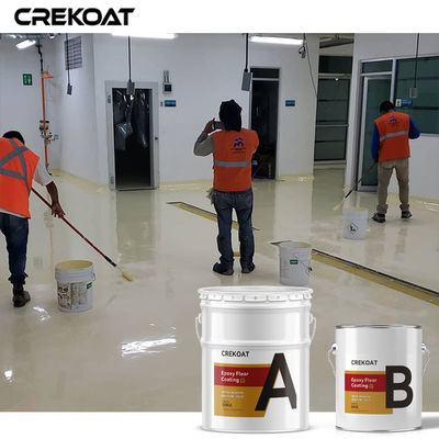 El anuncio publicitario no desliza la capa de epoxy del piso proporciona textura excelente del apretón