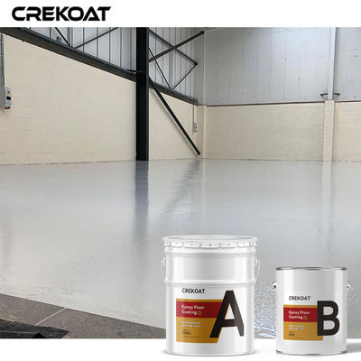 Capa de epoxy industrial dura del piso del alto lustre fácil aplicar el sistema