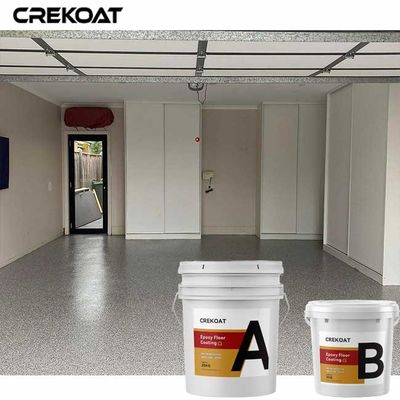 Resina de epoxy de mezcla de Polyaspartic del piso decorativo de la escama con los microprocesadores del color