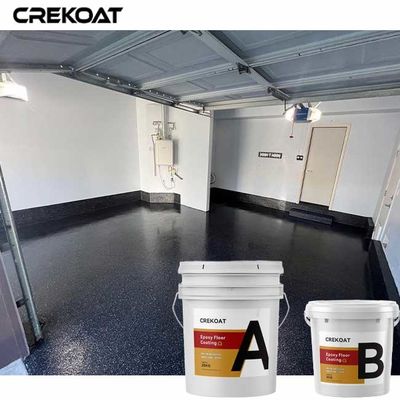 Abrigo de epoxy decorativo del uretano del suelo de la escama de la pintura de epoxy de sequía rápida del piso de MSDS