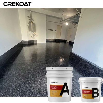 Abrigo de epoxy decorativo del uretano del suelo de la escama de la pintura de epoxy de sequía rápida del piso de MSDS