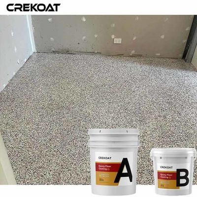 Capa decorativa del piso de la resina de epoxy de las terrazas de los garajes con las escamas del multicolor