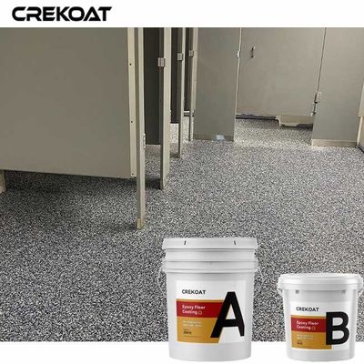 Capa decorativa del piso de la resina de epoxy de las terrazas de los garajes con las escamas del multicolor