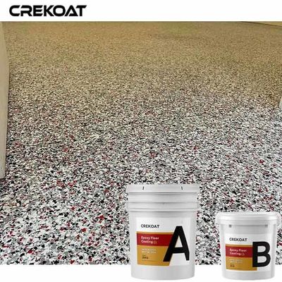 Vinilo Chips Flake Clear Resin Floor que cubre con el cuarzo de epoxy metálico