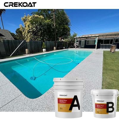 Suelo de epoxy de la resina de epoxy del garaje de la capa de la escama anti del resbalón con las escamas