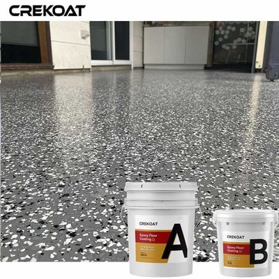 Capa multi de epoxy componente de la escama dos rápidamente que seca el alto material sólido