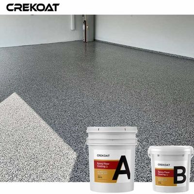 Poliuretano de capa Polyaspartic de las escamas del piso claro de la resina de epoxy para los pisos concretos