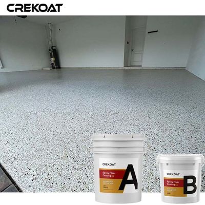 Poliuretano de capa Polyaspartic de las escamas del piso claro de la resina de epoxy para los pisos concretos