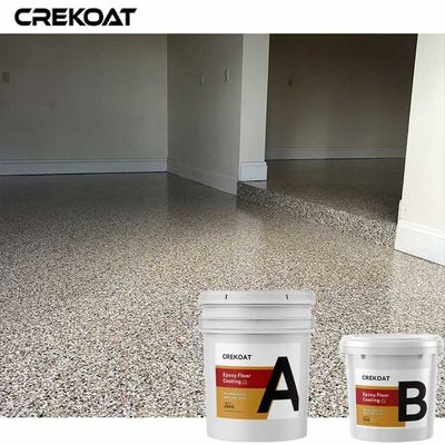 Poliuretano de capa Polyaspartic de las escamas del piso claro de la resina de epoxy para los pisos concretos