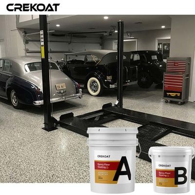 Piso de la resina de epoxy de la difusión de la escama del vinilo que cubre el abrigo de Polyaspartic