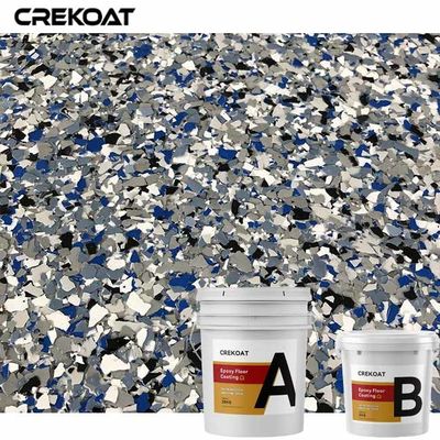 Piso de la resina de epoxy de la difusión de la escama del vinilo que cubre el abrigo de Polyaspartic