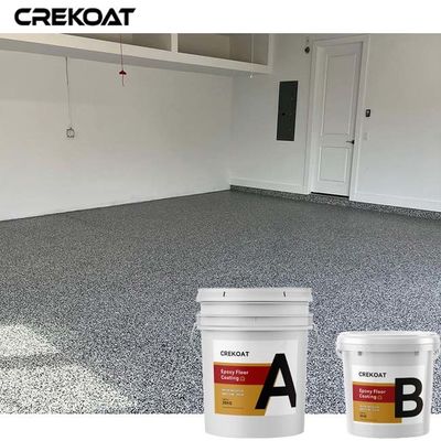 Superficie lisa Polyaspartic de la escama del 100% de la resina de epoxy del piso del terrazo sólido de la capa