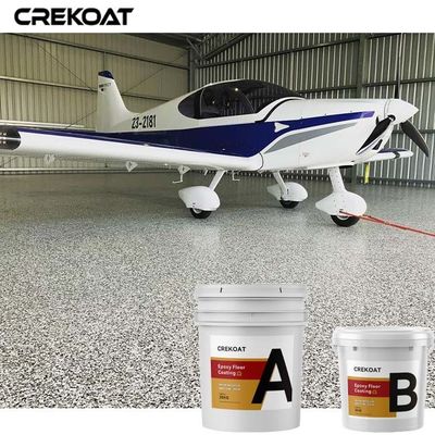 Piso claro estable ULTRAVIOLETA de la resina de epoxy que cubre fuerza industrial con las escamas