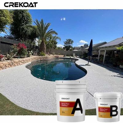 Capa del piso de la resina de epoxy Odorless De Foaming fácil limpiar