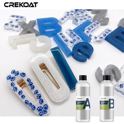 Resina epoxi de flujo transparente de alta claridad para crear arte de resina impresionante