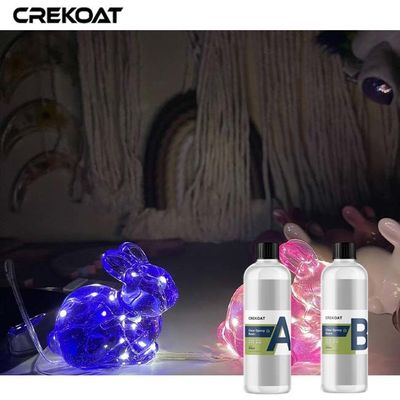 Tabla de resina epoxi cristalina de bajo olor Revestimiento duradero y duradero