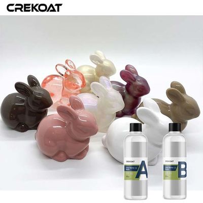 Resistencia al calor cristal claro resina transparente de dos partes para la fabricación de diormas oceánicos