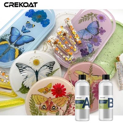 Resina de fundición líquida cristalina clara formulada para geodos de resina vibrante