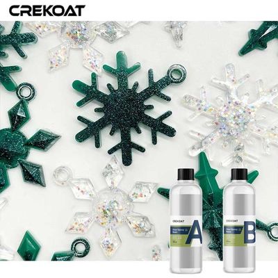 Artesanía 2 Parte Resina clara con burbujas mínimas