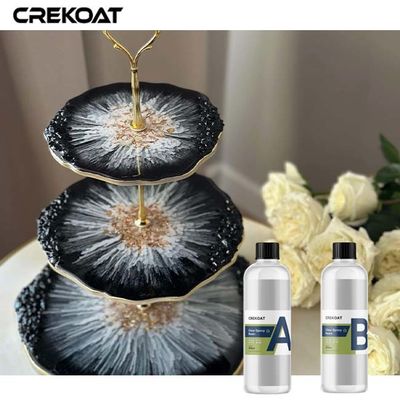 Resistencia a los arañazos Revestimiento de resina epoxi clara y resina de fundición TDS excepcionalmente resistente