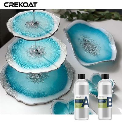 Resistencia a los rayos UV Resina epoxi clara de acabado de la capa La formulación de bajo olor protege las superficies