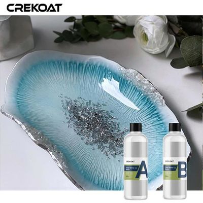 Resistencia a los rayos UV Resina epoxi clara de acabado de la capa La formulación de bajo olor protege las superficies