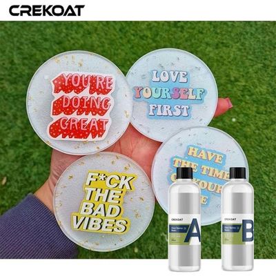 Los grandes vertidos más fuertes de epoxi líquido transparente para bricolaje resina de joyería kits