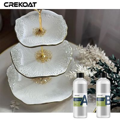 La resina de fundición ultraclara libre de VOC produce vidrio impecable como superficie