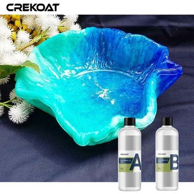Arte decorativo Vertiendo epoxi transparente Para elaborar joyas de resina exquisitas