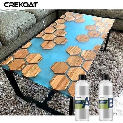 Superficies duraderas de Crystal Clear Casting Resin For Art And River Tables Wood