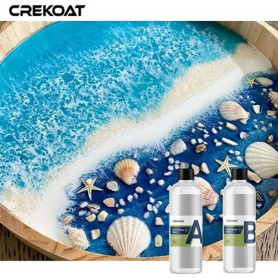 Tabla de vidrio líquido de resina epoxi fácil de mezclar Verter joyería artesanía