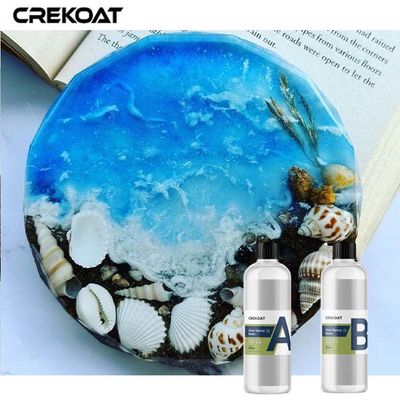 SGS Verniz sobre epoxi fundido profundo, transparente, compuesto por componentes endurecedores de epoxi