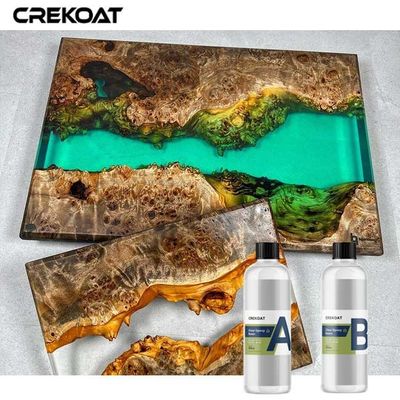 Capa superior brillante durable transparente de lanzamiento líquida gruesa de la resina